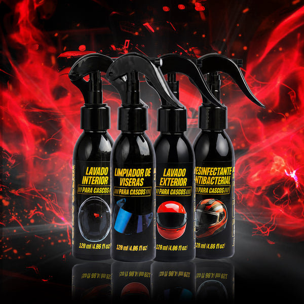 Kit para la limpieza de cascos Motos