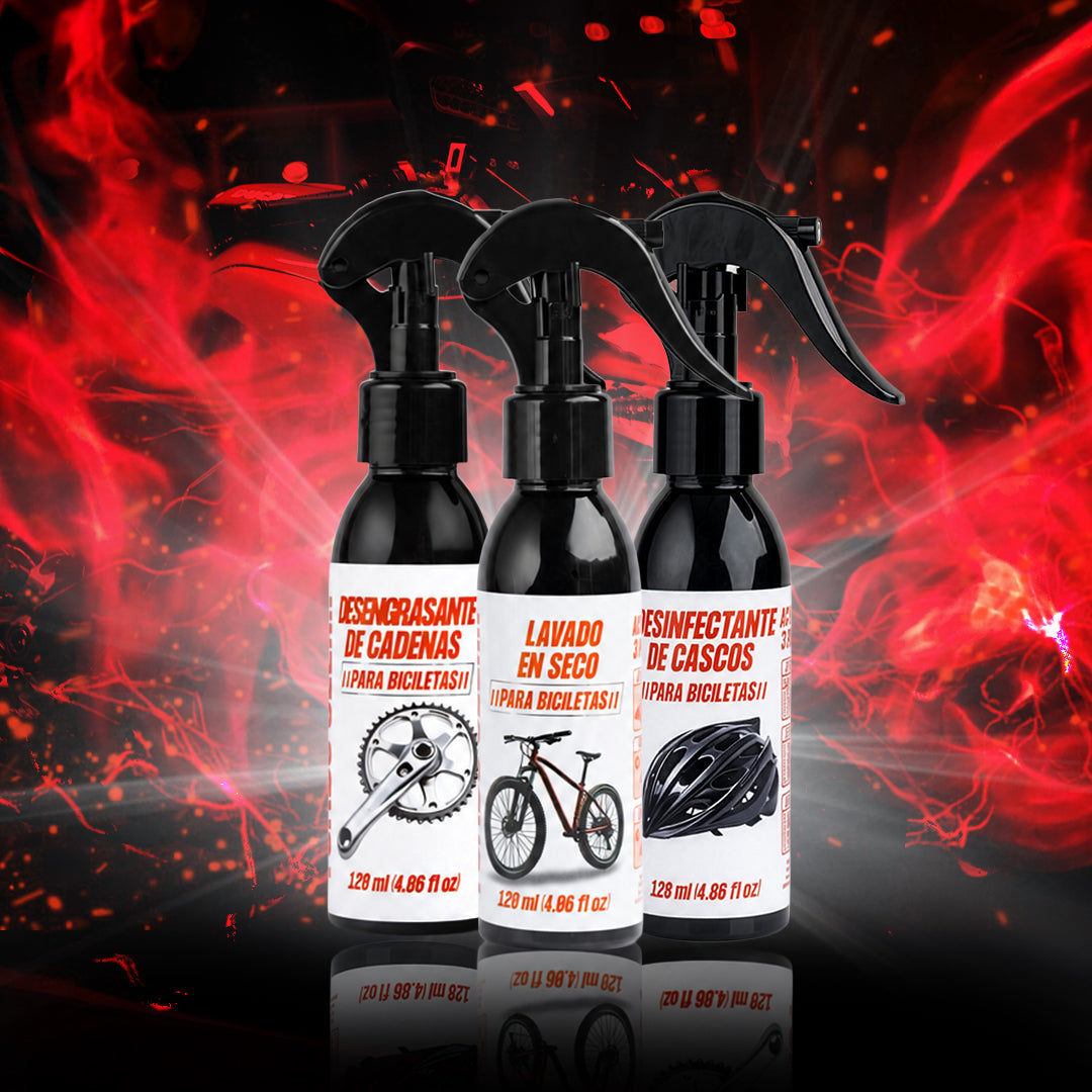 Kit para limpieza de bicicletas